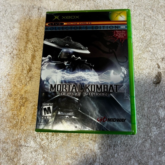 Vintage 2004 Xbox Kollectors Edition Mortal Kombat Deception